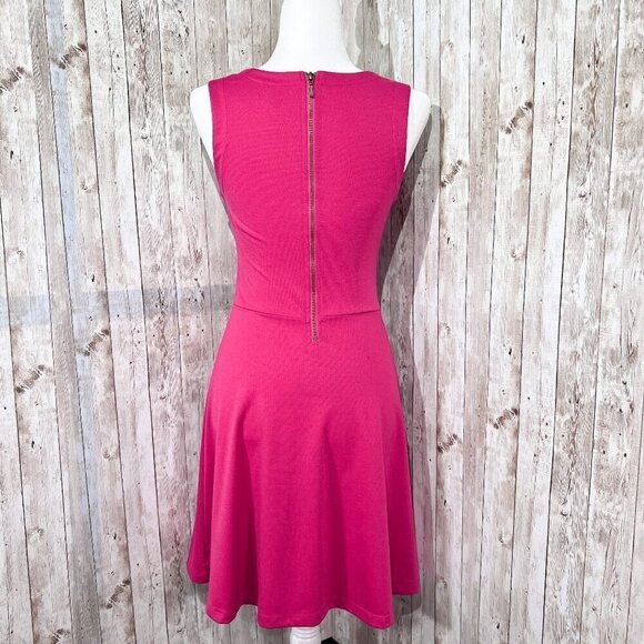 Women's Old Navy Dress | Sleeveless | Small | Fit And Flare | Knee Length | Pink - Picture 4 of 16
